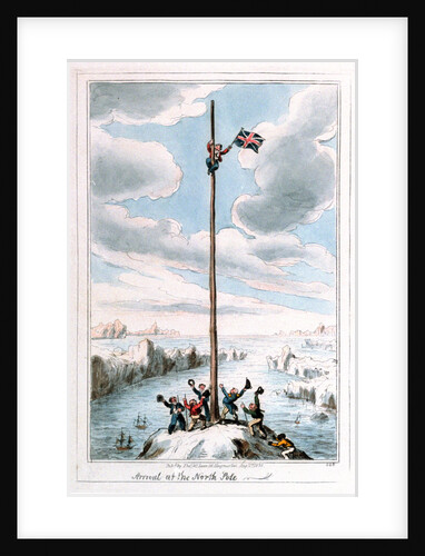 The Sailor's Progress. Arrival at the North Pole by George Cruikshank
