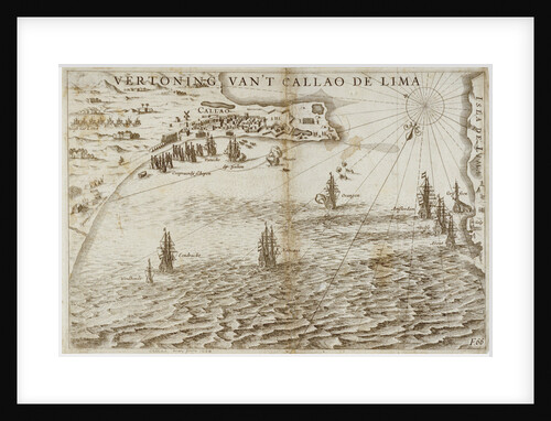 View of Callao near Lima by J. Pietersz