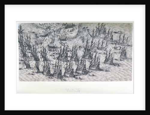Ile de Rhe 8 November, 1627 by Jacques Callot