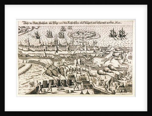 View of Stralsund, 1628 by unknown