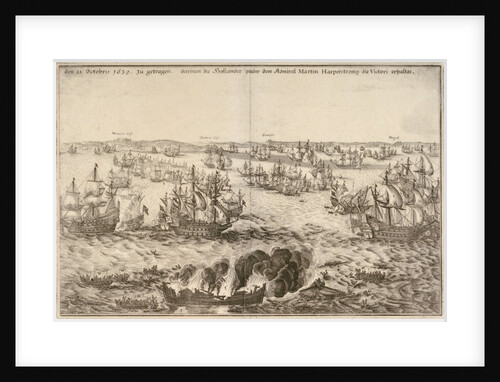 Victory of the Dutch under Admiral Martin Harperstromp, 21 October 1639 by Unknown