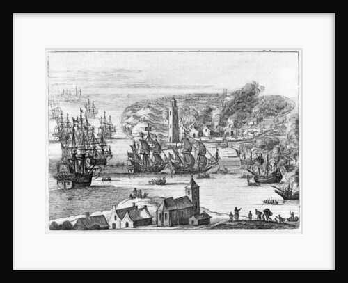 Destruction of the islands of Vlie and Schelling, 1666 by M. Willemsz