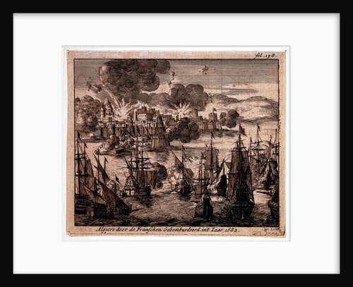 Bombardement of Algiers, 1682 by Jan Lurketz
