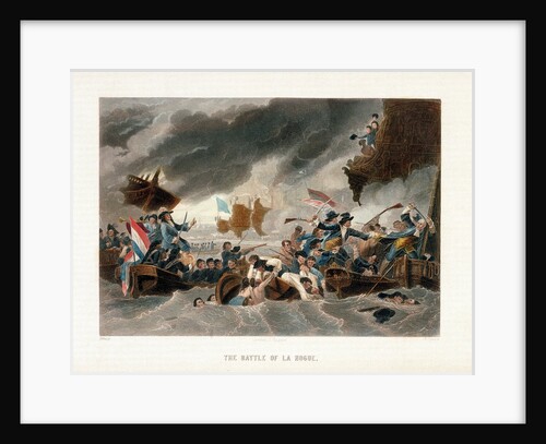 The Battle of La Hogue, 1692 by Benjamin West