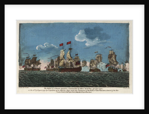 The defeat of a French squadron, 18 August 1759 by Francis Swaine