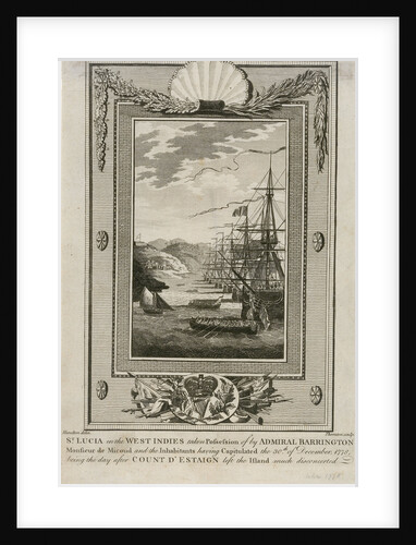 St Lucia in the West Indies, December 1778 by Hamilton