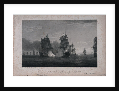 Surrender of the Ville De Paris, 12 April 1782 by Thomas Whitcombe