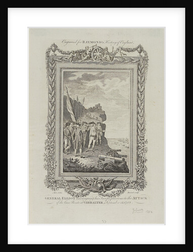 General Elliot haranguing his troops by Metz