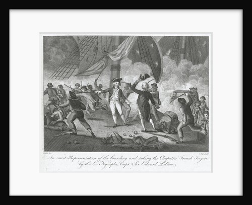 Capture of 'La Cleopatre' by HMS 'La Nymphe' off the Start, 18 June 1793 by Robert Dodd