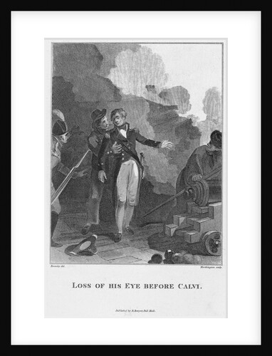 Nelson's loss of his eye by William Bromley