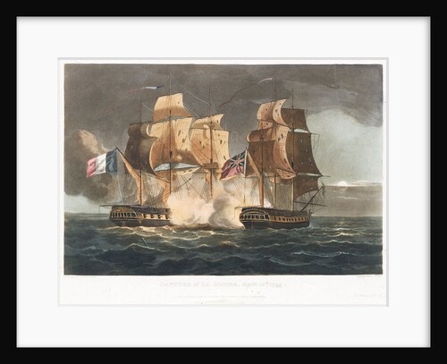 Capture of 'La Gloire', 10 April 1795 by Thomas Whitcombe