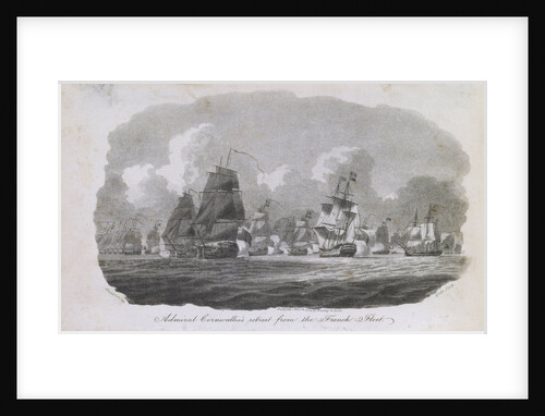 Admiral Cornwallis's retreat from the French fleet by William Anderson