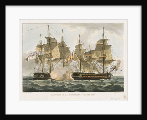 Capture of the 'Mahonesa', 13 October 1796 by Thomas Whitcombe
