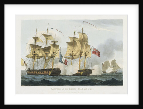 Capture of Le Desius November 25 1796 by Thomas Whitcombe