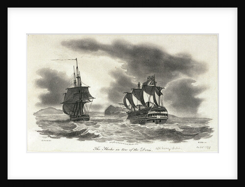 The 'Hoche' in tow of the 'Doris' by Nicholas Pocock