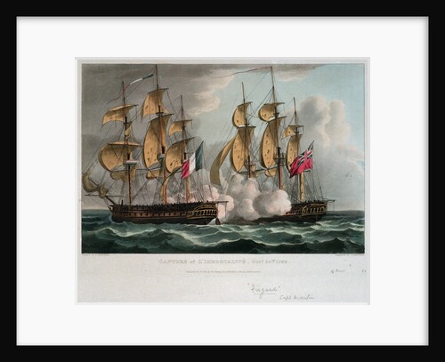 Capture of 'L' Immortalite' 20 October 1798 by Thomas Whitcombe