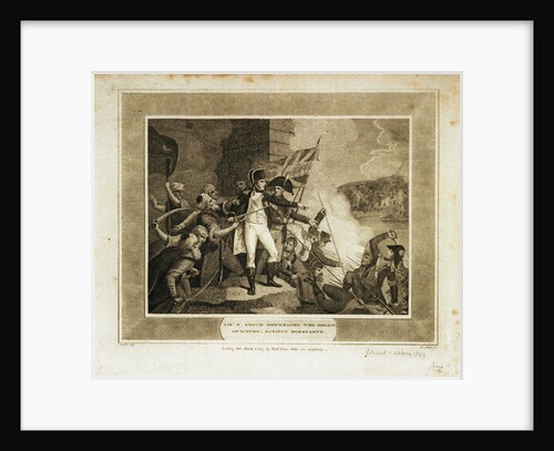 Sir S. Smith defending the breach of d' Acre against Bonaparte by Laffert