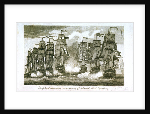 The gallant Commodore Dance beating off Admiral Linois squadron by unknown