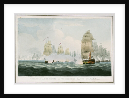 Defeat of Admiral Linois by Commodore Dance, 15 February 1804 by William Daniel