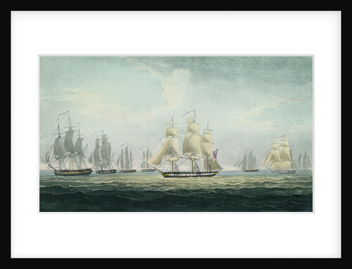 Sir Graham Moore's action, 5 October 1804 by Thomas Whitcombe