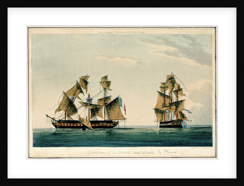Capture of 'La Didon', 10 August 1805 by Thomas Whitcombe