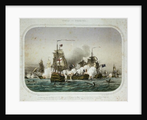 The Battle of Trafalgar, 21 October 1805 by Louis Le Breton