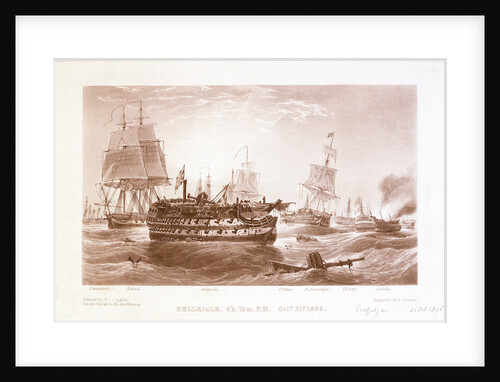 The Battle of Trafalgar, 21 October 1805 by William John Huggins
