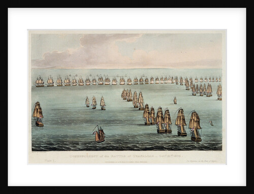 The Battle of Trafalgar, 21 October 1805 by Thomas Whitcombe