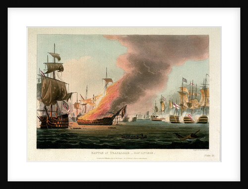 The Battle of Trafalgar, 21 October 1805 by Thomas Whitcombe