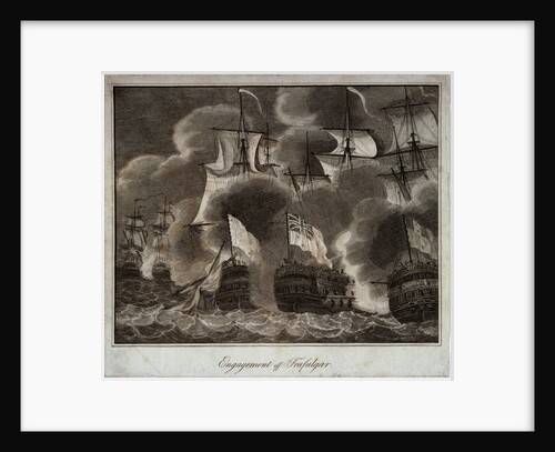 The Battle of Trafalgar, 21 October 1805 by unknown