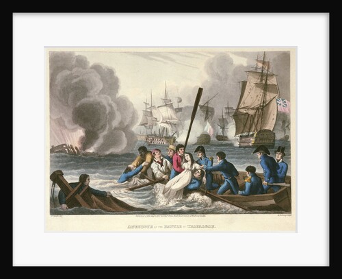 Anecdote at the Battle of Trafalgar, 21 October 1805 by William Heath