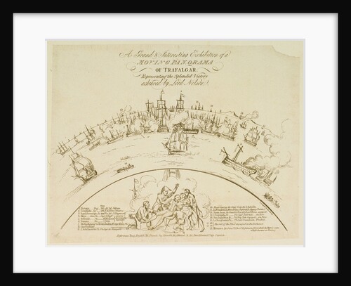 A Grand and Interesting Exhibition of a Moving Panorama of Trafalgar... by unknown