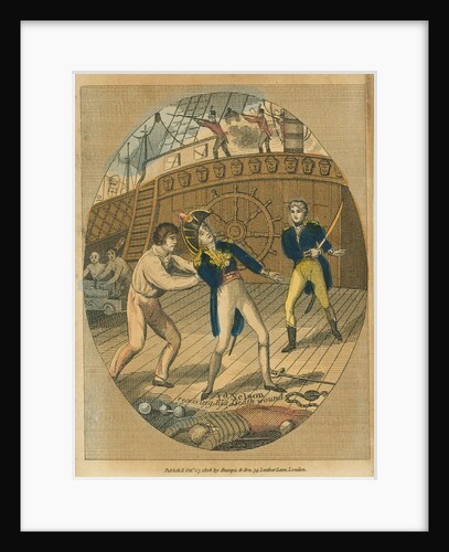 Ld. Nelson receiving his Death Wound by Stampa & Son