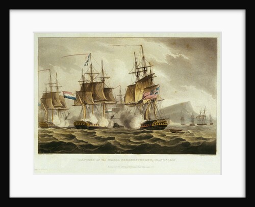 Capture of the Maria Riggersbergen, 18 October 1806 by Thomas Whitcombe