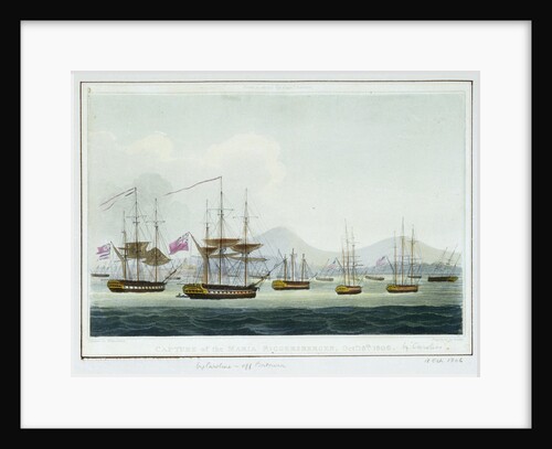 Capture of the 'Maria Riggersbergen', 18 October 1806 by Thomas Whitcombe