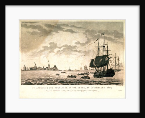 The arrival of the English in Oogstmaand, 1809 by J. Dietrich