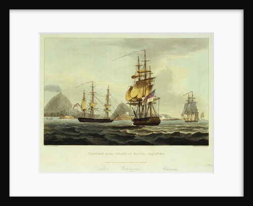 Capture of the Island of Banda, 9 August 1810 by Thomas Whitcombe