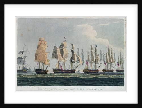 Action off Lissa, 13 March 1811 by William Waldegrave