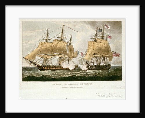 Capture of 'La Clorinde', 26 February 1814 by Thomas Whitcombe