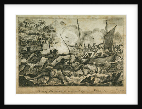 Crew of the 'Swallow' attacked by the Indians by unknown