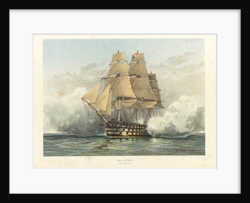 HMS 'Victory', launched 1765 by William Frederick Mitchell