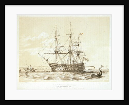 HMS 'Victory' by William Frederick Mitchell