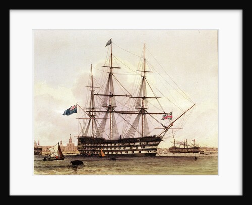 HMS 'Victory' by Edward William Cooke