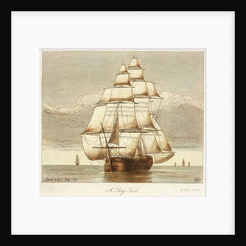 HMS 'Lion', July 1794 by W. M.