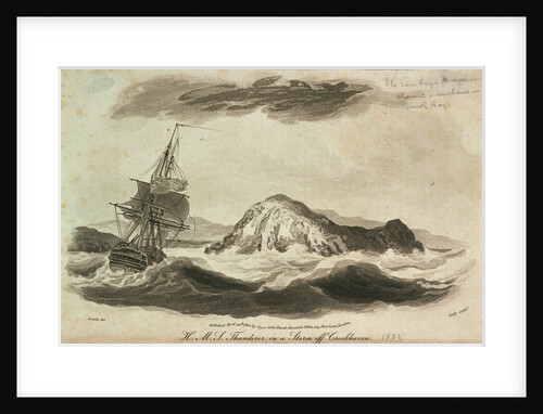 HMS 'Thunderer' in a storm off Crookhaven by Nicholas Pocock