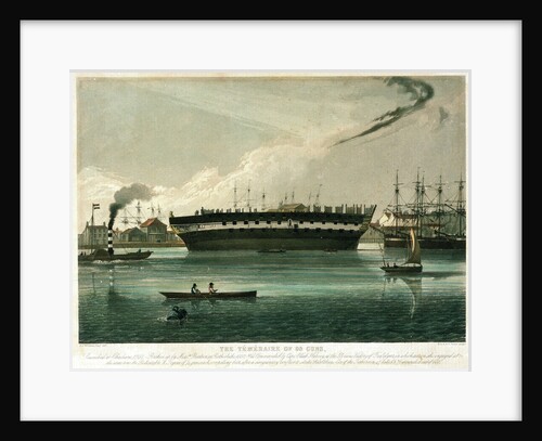 'Temeraire' at Rotherhithe by Reeve