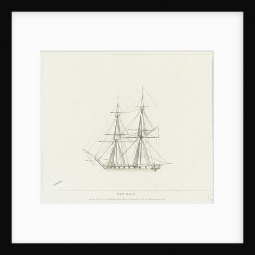 Gun brig by William John Huggins