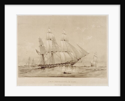 HMS 'Satellite' by Henry John Vernon