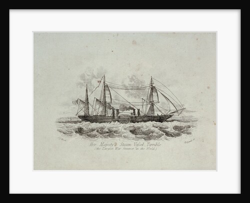 HMS 'Terrible' (the largest War Steamer in the World) by J.T. Wood