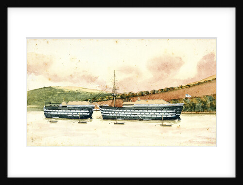 HMS 'Britannia' by J.B.